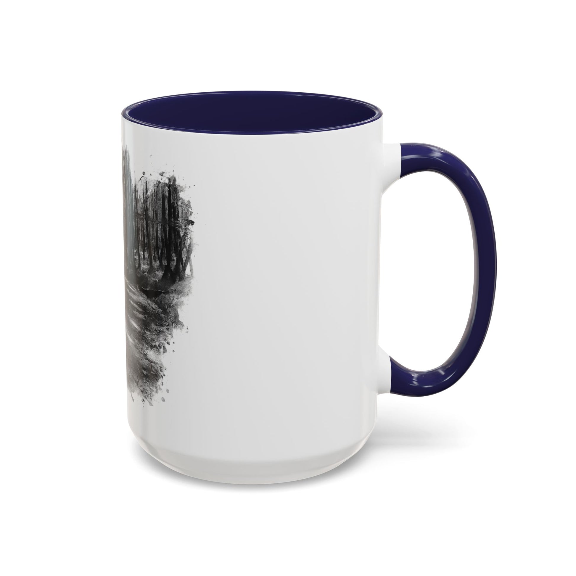Moody Abstract Forest Coffee Mug | Unique Gift for Nature Lovers, Cozy Home Decor, Perfect for Coffee, Tea, and Hot Chocolate - TRV