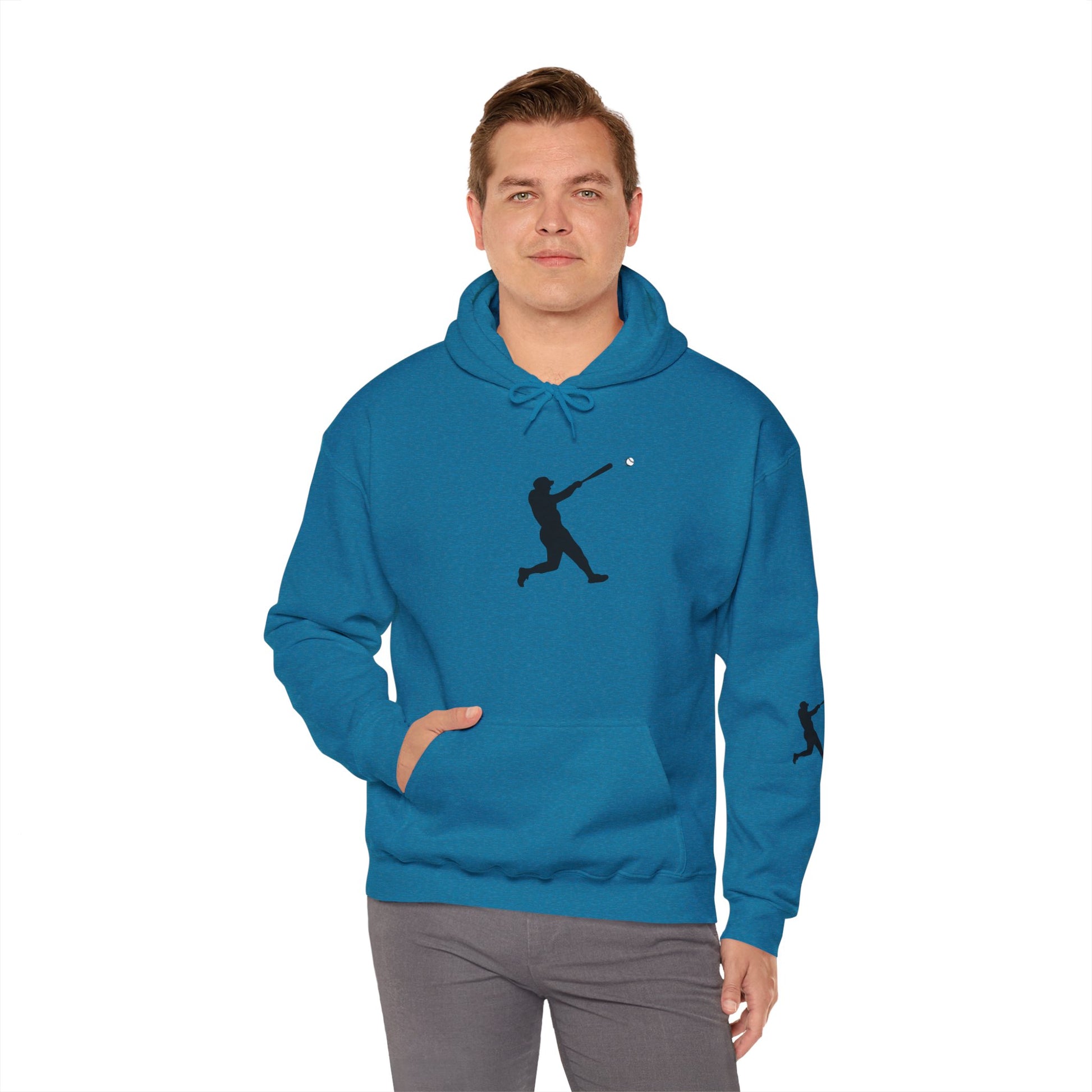 Baseball Swing Unisex Hoodie - Perfect Gift for Athletes, Sports Enthusiasts, Cozy Layer for Cool Days, Great for Team Spirit - TRV