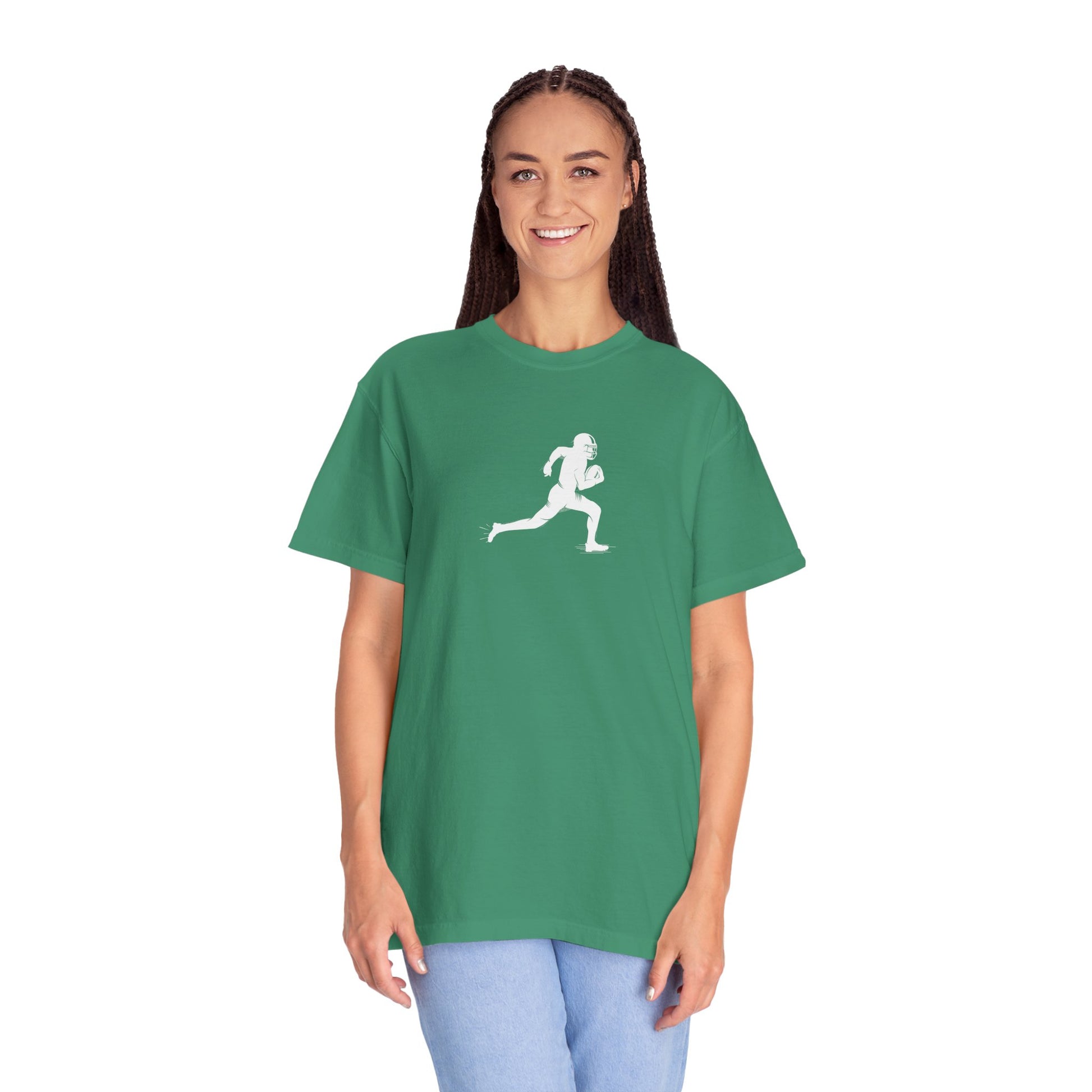 Unisex Football Player T-Shirt | Comfortable Sports Tee, Gift for Runners, Casual Wear, Workout Clothing, Everyday Style - TRV