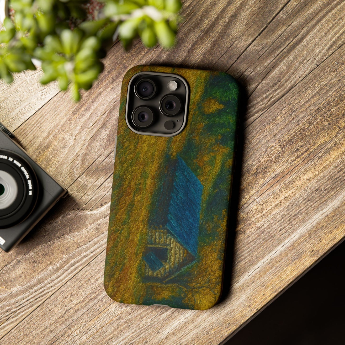 Artistic Phone Case by Tough Cases, Nature-Inspired Phone Protection, Unique Gift for Nature Lovers, Stylish Accessory, Fall Aesthetic - TRV