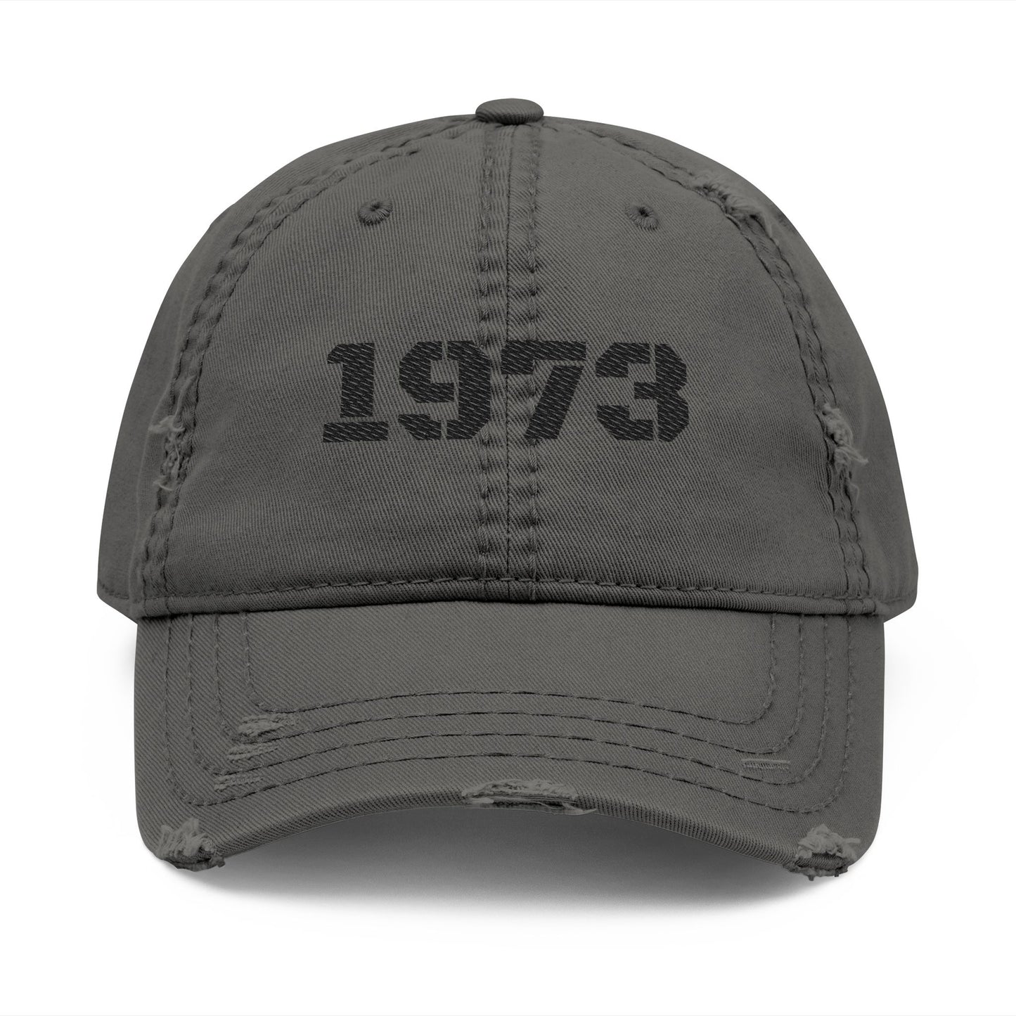 Vintage Distressed Dad Hat | Custom Embroidered Cap, Unisex Fashion Accessory, Gift for Fathers Day, Birthday, Casual Wear, 1973 [...] - TRV