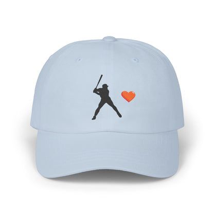 Baseball Love Dad Cap - Perfect Gift for Sports Dads, Father's Day, Casual Wear, Summer Style, Stylish Baseball Hat - TRV
