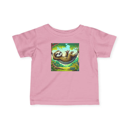 Sloth Relaxation Infant Tee, Baby T-Shirt, Cute Baby Clothes, Toddler Gift, Fun Nursery Wear, Animal Lover Gift