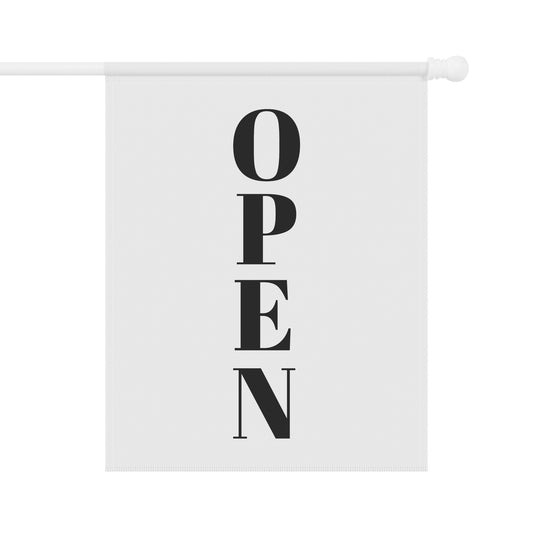 Open for Business Garden & House Banner | Outdoor Signage, Home Decor, Seasonal Greeting, Business Promotion, Garden Decor - TRV