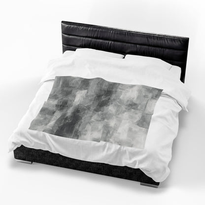 Velveteen plush blanket with all-over print, soft and cozy throw for living room or bedroom by Printify
