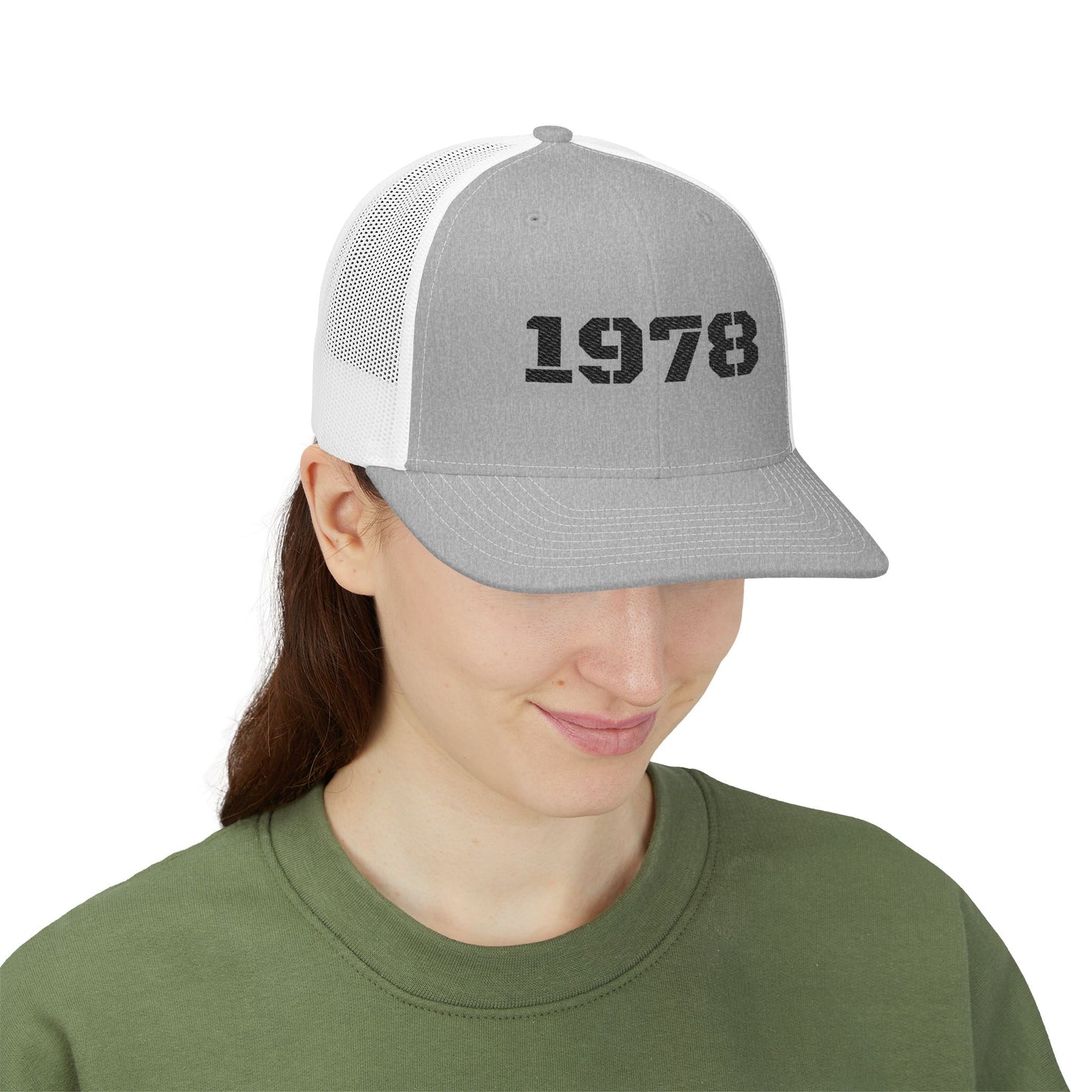 Custom Embroidered Snapback Trucker Cap | Birthday Gift, Fashion Accessory, Casual Wear, Unisex Gift, Vintage Style Hat - TRV