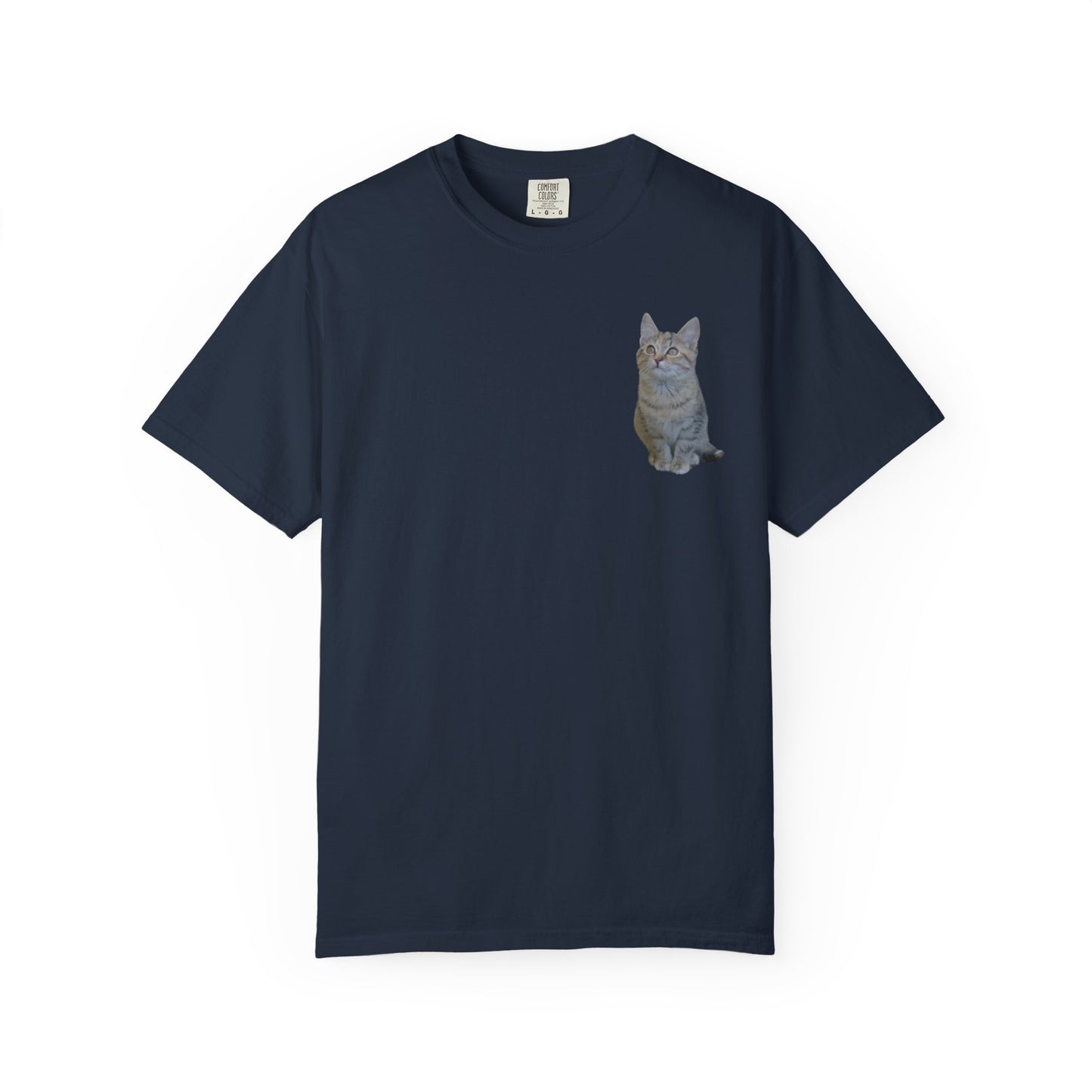 Whimsical Cat Pocket T-Shirt for Cat Lovers - TRV