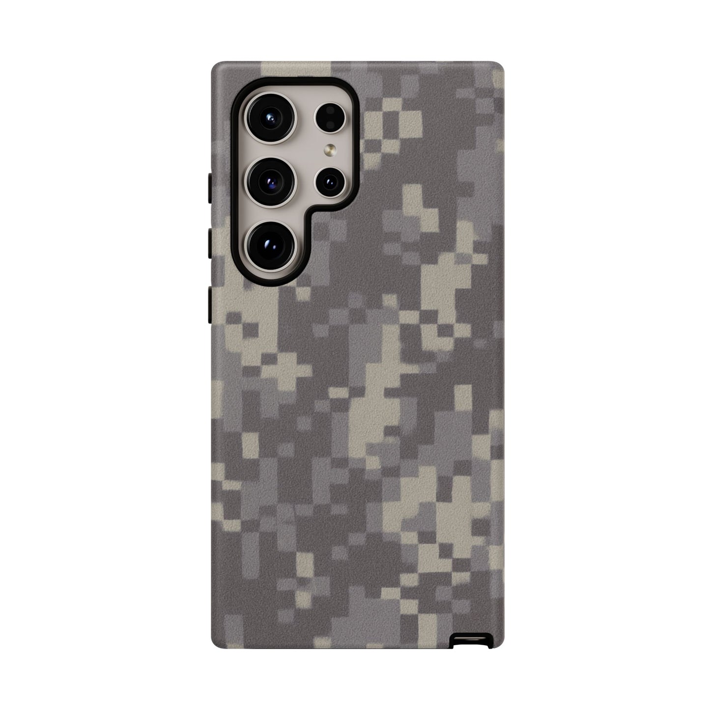 Digital camouflage tough phone case by Printify, rugged protective cover for smartphones with durable design and camo pattern.