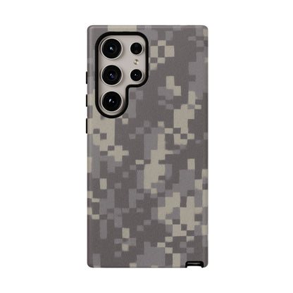 Digital camouflage tough phone case by Printify, rugged protective cover for smartphones with durable design and camo pattern.