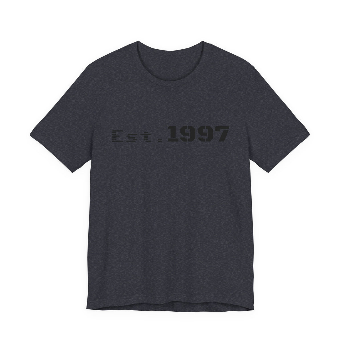 Vintage 1997 Established T-Shirt by Printify featuring classic design and comfortable fabric.