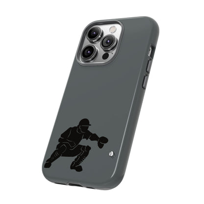 Baseball Catcher Phone Case, Sports Phone Accessory, Tough Cases, Gift for Athletes, Sports Fan Merchandise, Unique Design - TRV