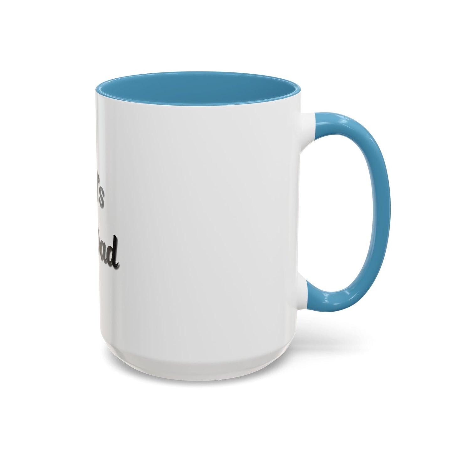 World's Best Dad Accent Coffee Mug - Perfect Gift for Father's Day - TRV