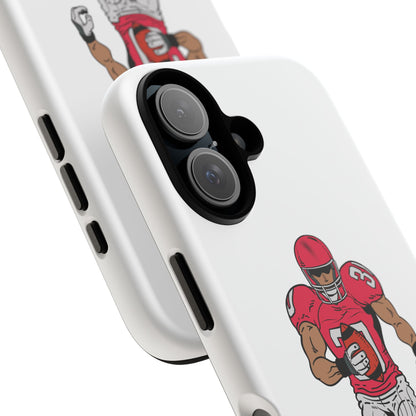 Football Player Tough Case, Sports Phone Cover, Athlete Gift, Tough Phone Case, Fall Sports, Football Lover's Accessory - TRV