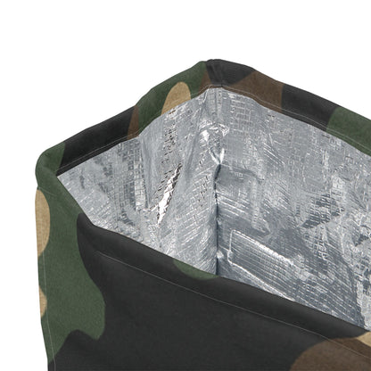 Camo Lunch Bag - Stylish Insulated Tote, Perfect for Kids & Adults, School, Work, Picnics, Outdoor Adventures, Eco-Friendly Design