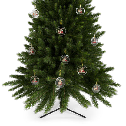 Sarcastic Glass Ornaments, Funny Christmas Decor, Swearing Holiday Baubles, Inappropriate Xmas Ornaments, Mature Ornaments for Tree - TRV