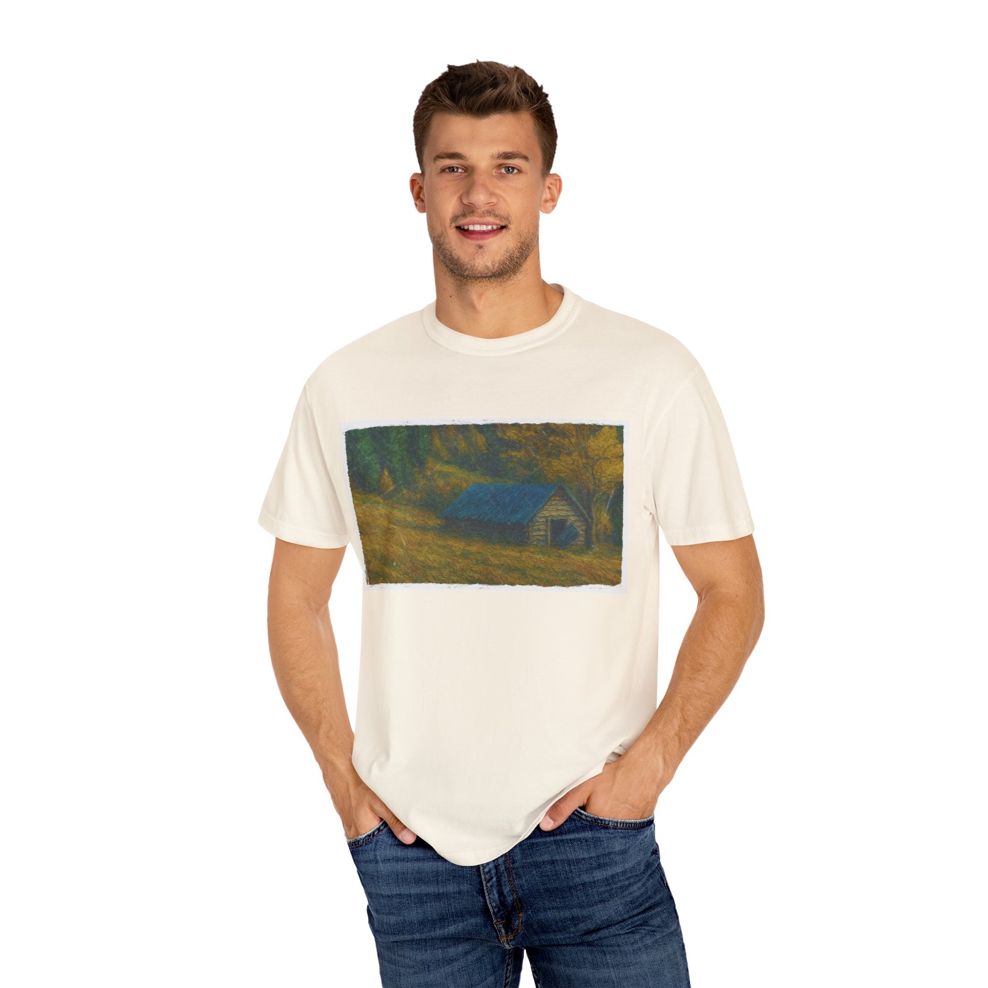 Nature-Inspired Unisex T-Shirt | Cozy Autumn Vibe, Perfect for Casual Outings, Gift for Nature Lovers, Outdoor Adventure Tee, Relaxed Fit - TRV