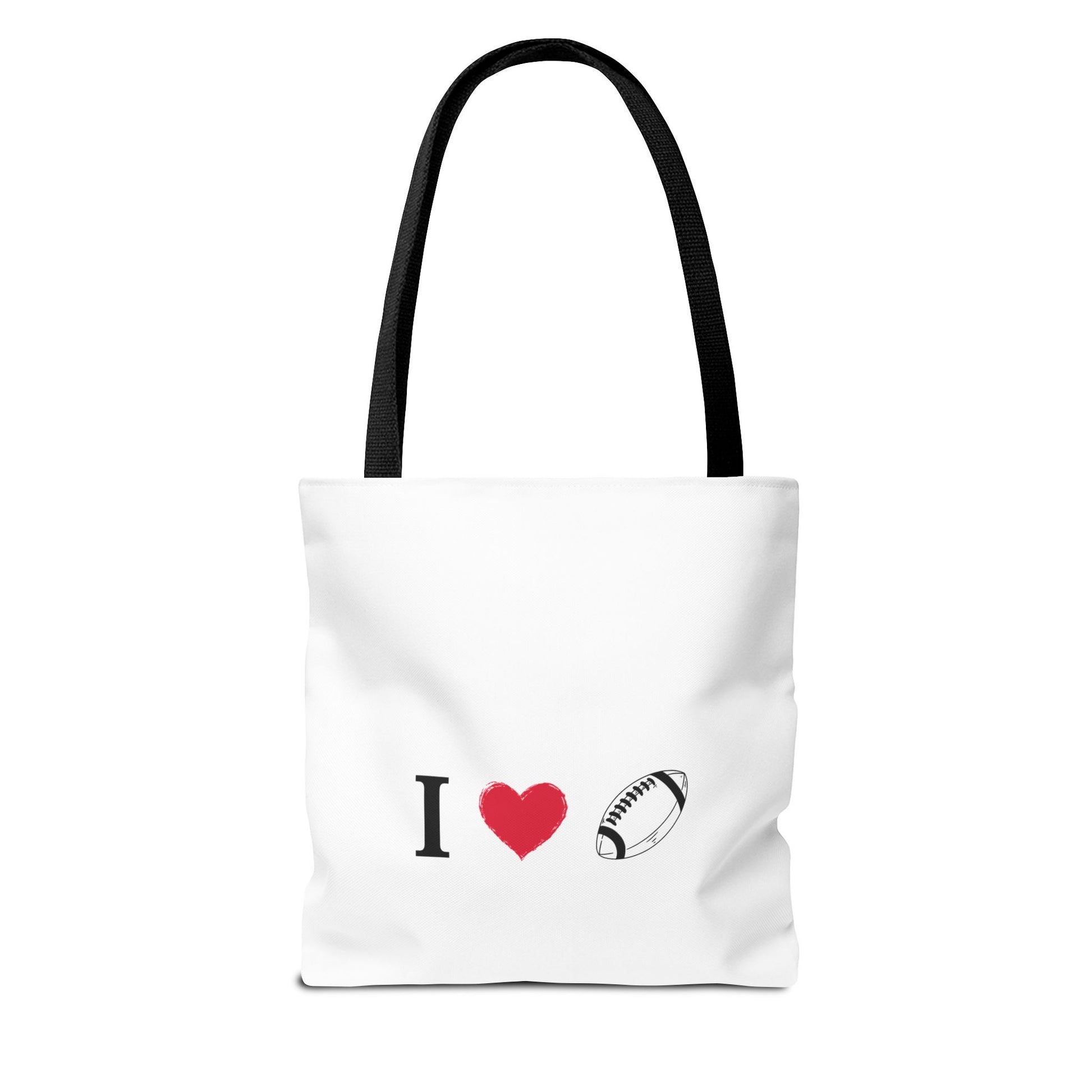 Football Lover's Tote Bag - Perfect for Game Day, Sports Events, Gifts for Fans, Eco-Friendly Carryall, Personal Use, Travel Bag - TRV