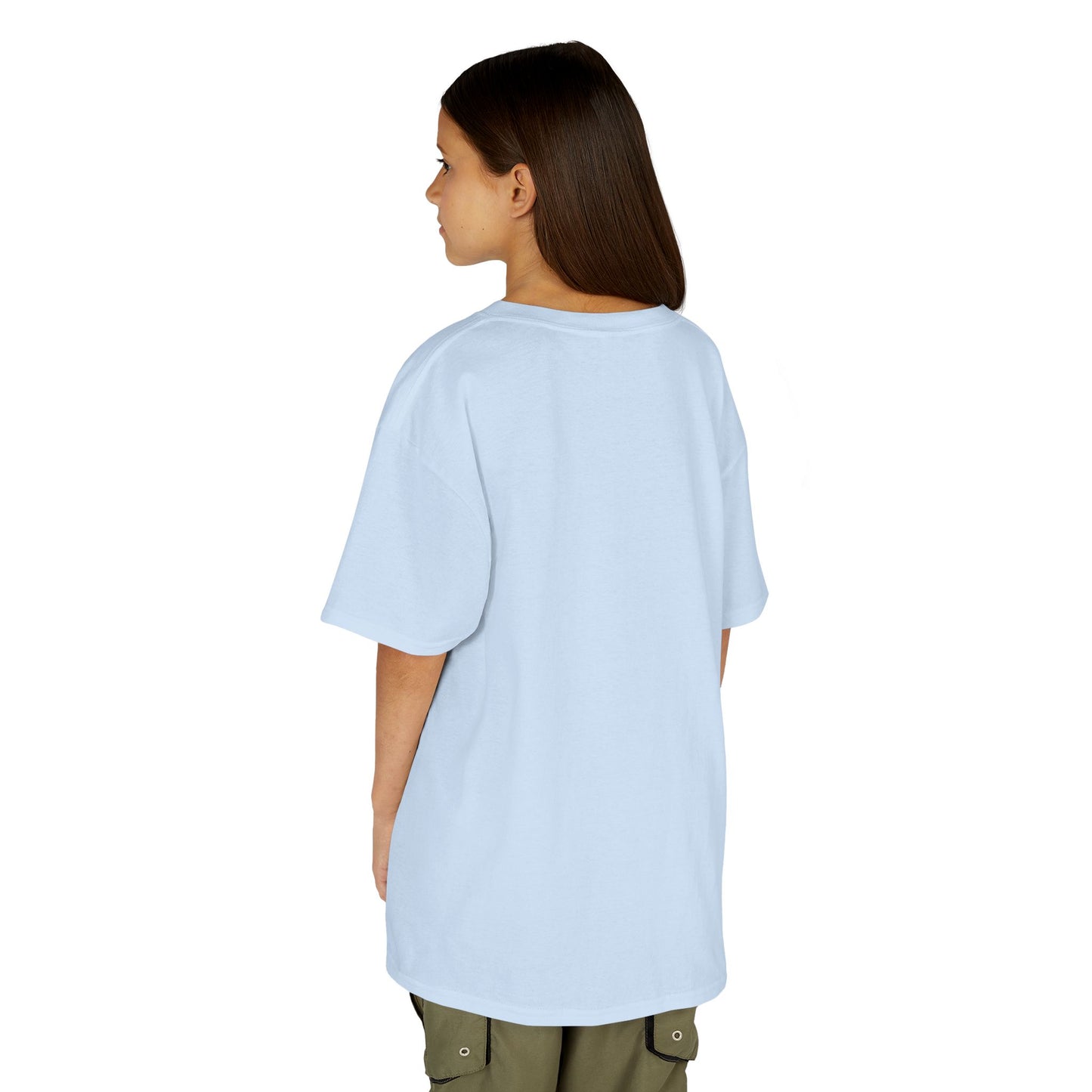 Cute Kids Heavy Cotton Tee - K-Pop Inspired Love Gesture