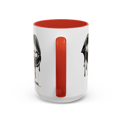 Dripping Lip Coffee Mug – "hmm..." Accent Ceramic Mug (11/15oz)