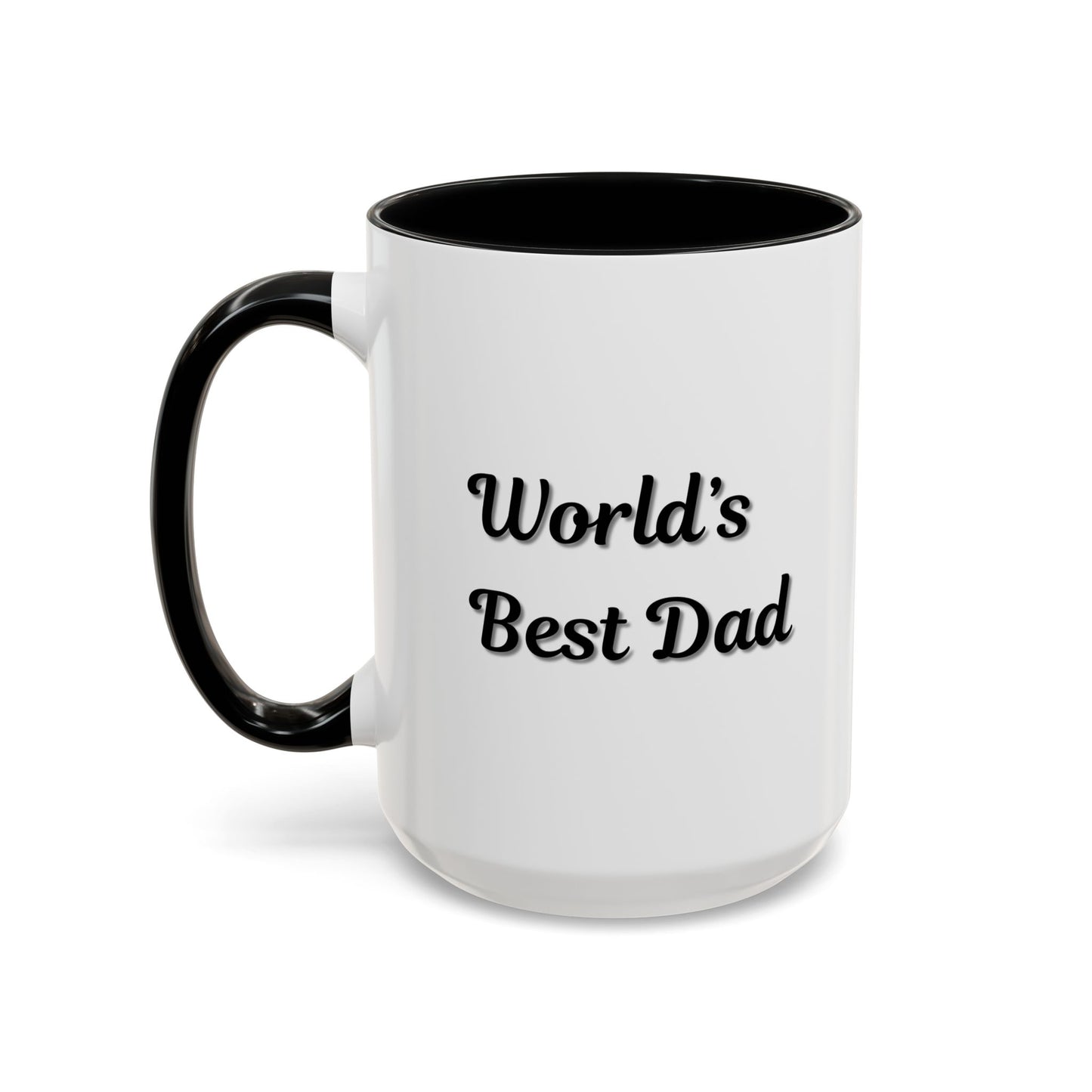 Father's Day Accent Mug, Best Dad Coffee Cup, Father's Day Gift, Novelty Mug, Ceramic Mug, Father's Day Present
