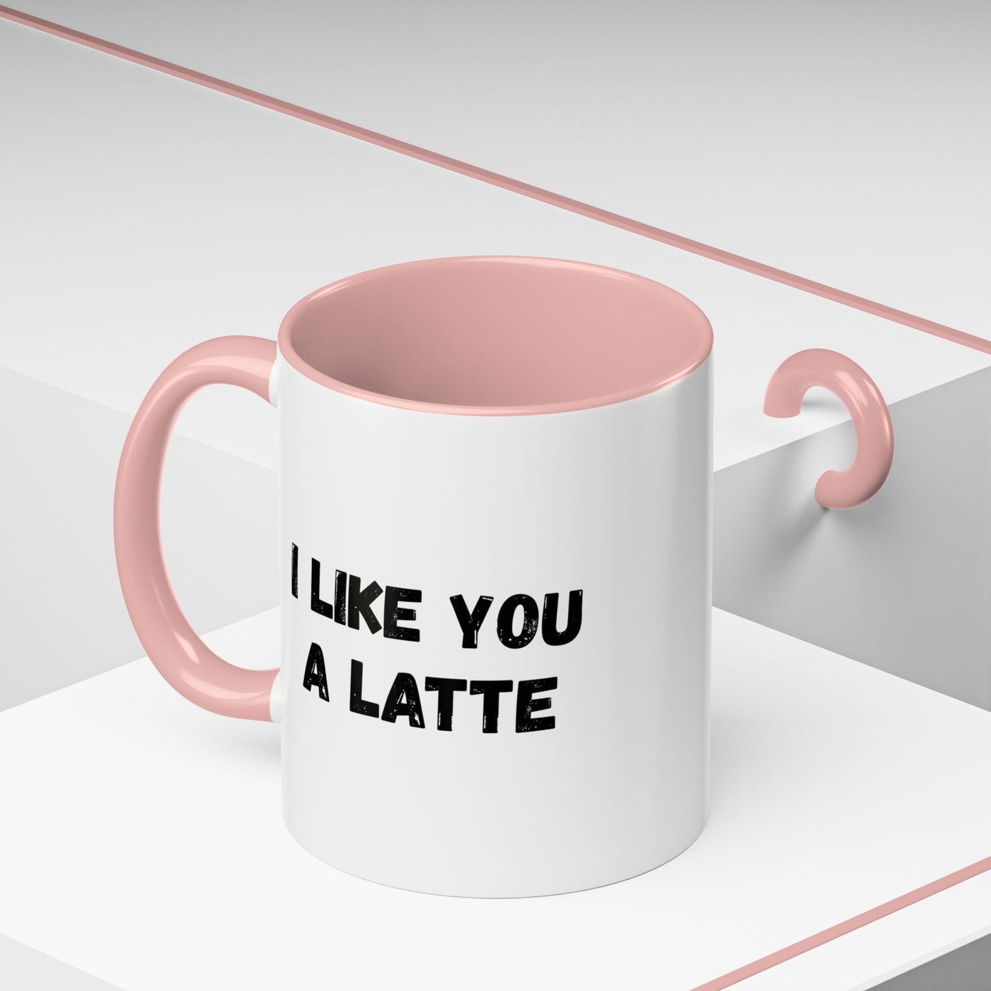 I Like You A Latte Coffee Mug, Funny Coffee Cup, Gift for Coffee Lovers, Cute Office Mug, Humor Tea Mug