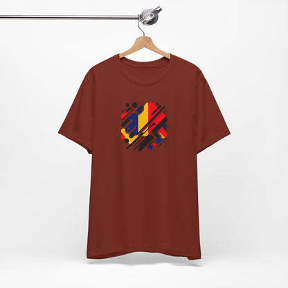 Artistic Heart Unisex Jersey Tee - Vibrant Graphic Tee, Casual Wear, Gift for Art Lovers, Birthday Surprise, Everyday Comfort - TRV