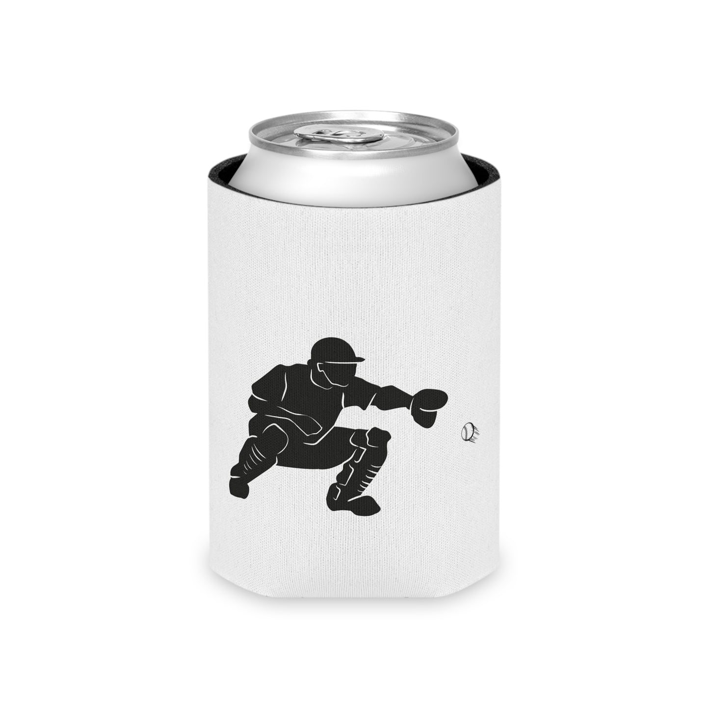 Baseball Catcher Can Cooler - Baseball Love, Game Day Drink Cooler, Sports Fan Gift, Tailgate Essential, Team Spirit Party Favor