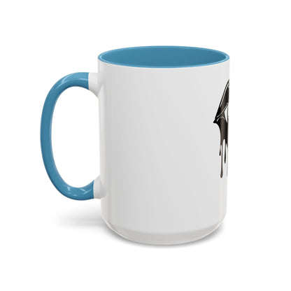 Vampire Lip Accent Coffee Mug - 11oz & 15oz - Unique Halloween Gift - TRV