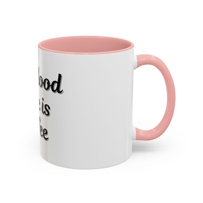 My Blood Type is Coffee Accent Mug - Perfect Gift for Coffee Lovers - TRV