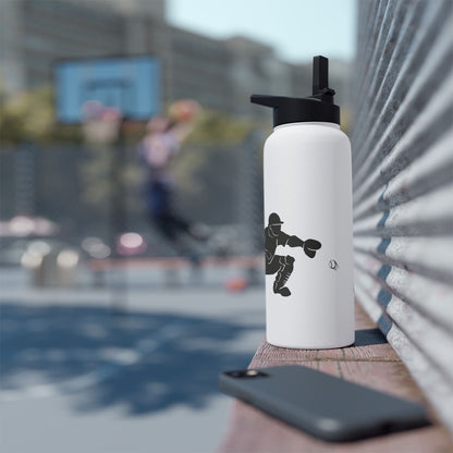 Soccer Player Stainless Steel Water Bottle — Sports Bottle for Athletes & Fans
