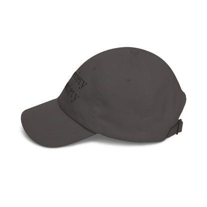Dad Cap — "My anxiety has anxiety" Embroidered White Baseball Hat