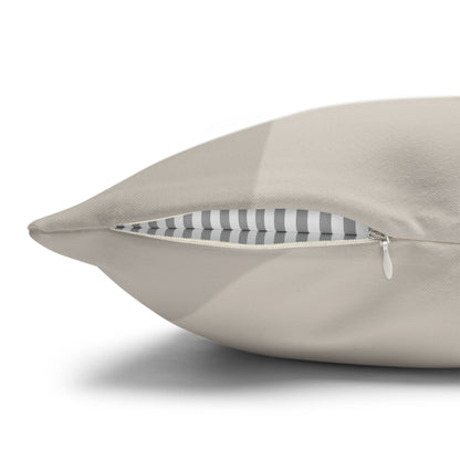 Neutral Abstract Swirl Pillowcase | Square Pillowcase, Spun Polyester