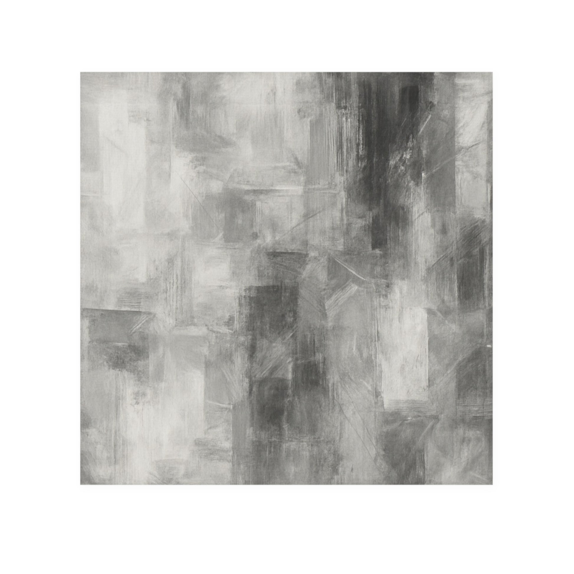 Abstract gray brushstroke face towel with modern design, soft cotton material, ideal for skincare or bathroom use.