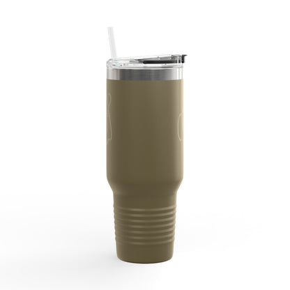 Heart Gesture Insulated Travel Mug - 40oz - Ideal for Coffee Enthusiasts, On-the-Go Drinkers, Valentine's Day Gift, Travel Companion, Large