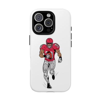 Football Player Tough Case, Sports Phone Cover, Athlete Gift, Tough Phone Case, Fall Sports, Football Lover's Accessory - TRV