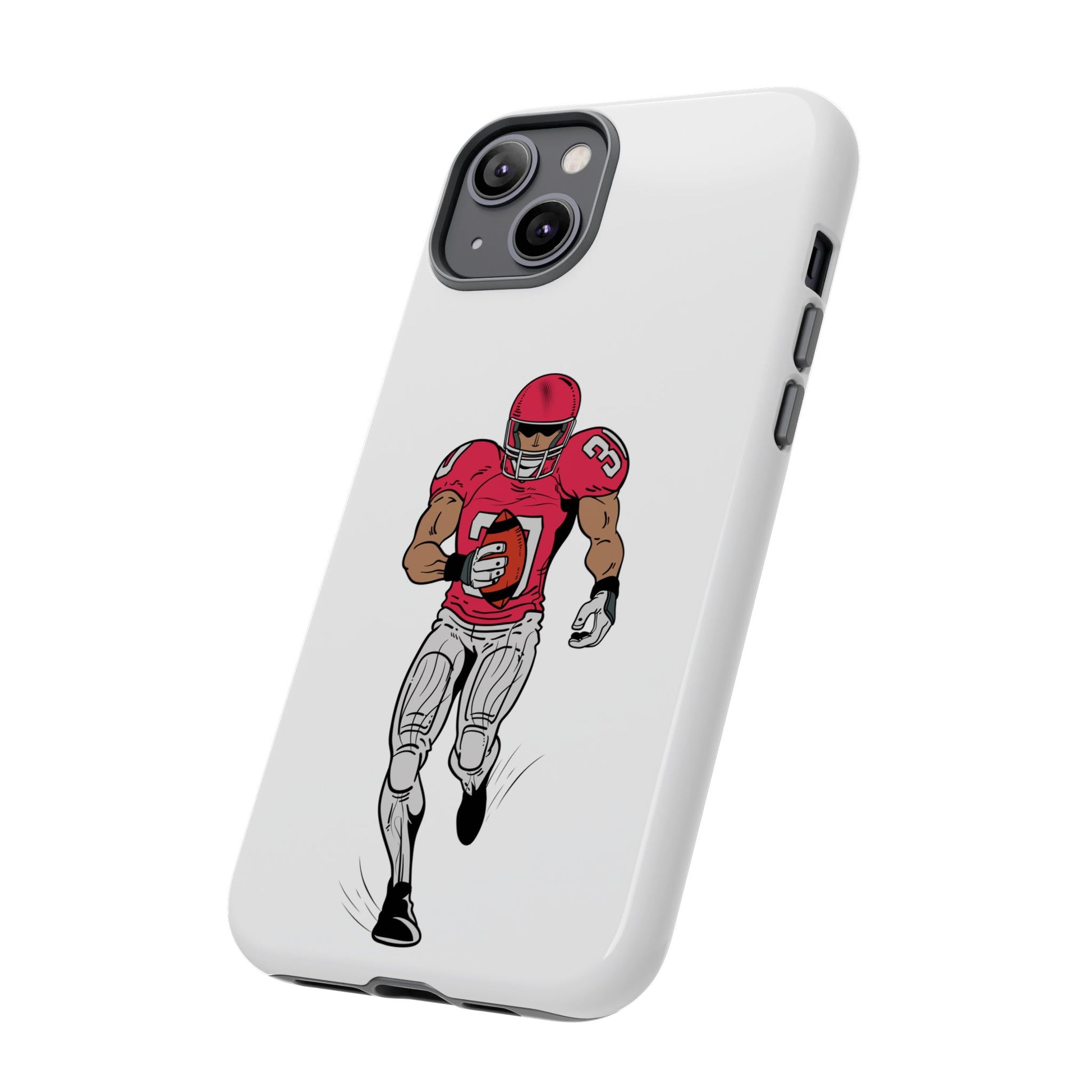 Football Player Tough Case, Sports Phone Cover, Athlete Gift, Tough Phone Case, Fall Sports, Football Lover's Accessory - TRV