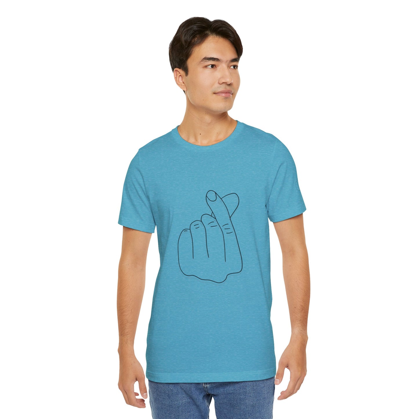 Minimalist Hand Sign Unisex Tee | Casual Everyday Wear | Perfect for Gift Givers