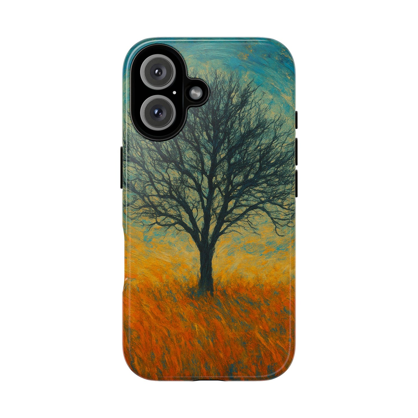 Artistic Phone Case with Tree Design, Nature Lover Gift, Unique Phone Cover, Holiday Present, Eco-friendly Tech Accessories - TRV