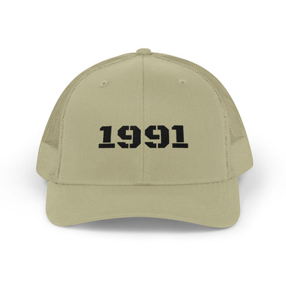 Vintage 1991 Snapback Trucker Cap, Retro Hat, Birthday Gift, Fashion Accessory, Casual Wear, Unisex Cap - TRV