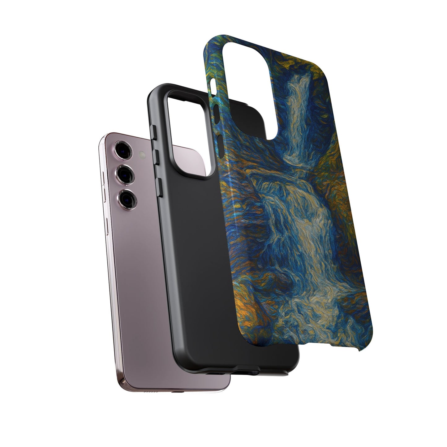 Artistic Phone Case - Waterfall Design, Unique Gift, Phone Accessory, Nature Lover, Original Artwork - TRV