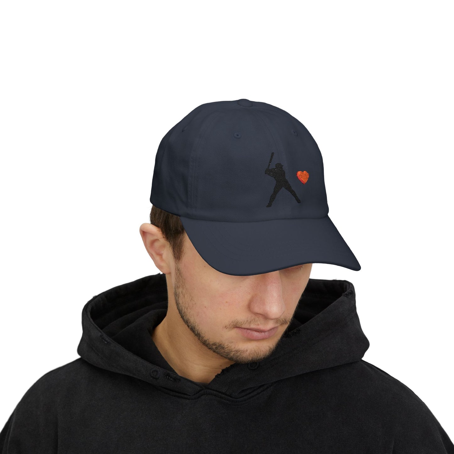 Baseball Love Dad Cap - Perfect Gift for Sports Dads, Father's Day, Casual Wear, Summer Style, Stylish Baseball Hat - TRV
