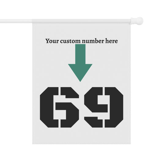 Customizable Garden Banner | Personalized House Decor | Outdoor Signage, Garden Party Decoration, Home Entrance Banner, Custom Number [...] - TRV