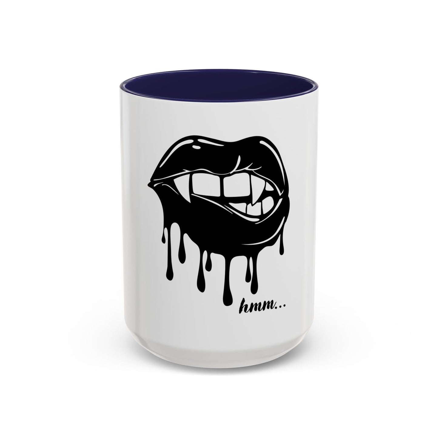 Vampire Lip Accent Coffee Mug - 11oz & 15oz - Unique Halloween Gift - TRV