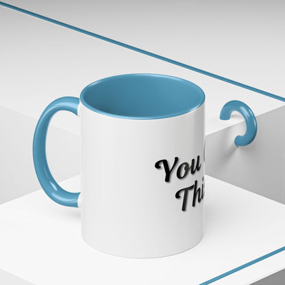 Inspirational Accent Coffee Mug - "You Got This!" - Perfect for Motivation & Gifts - TRV
