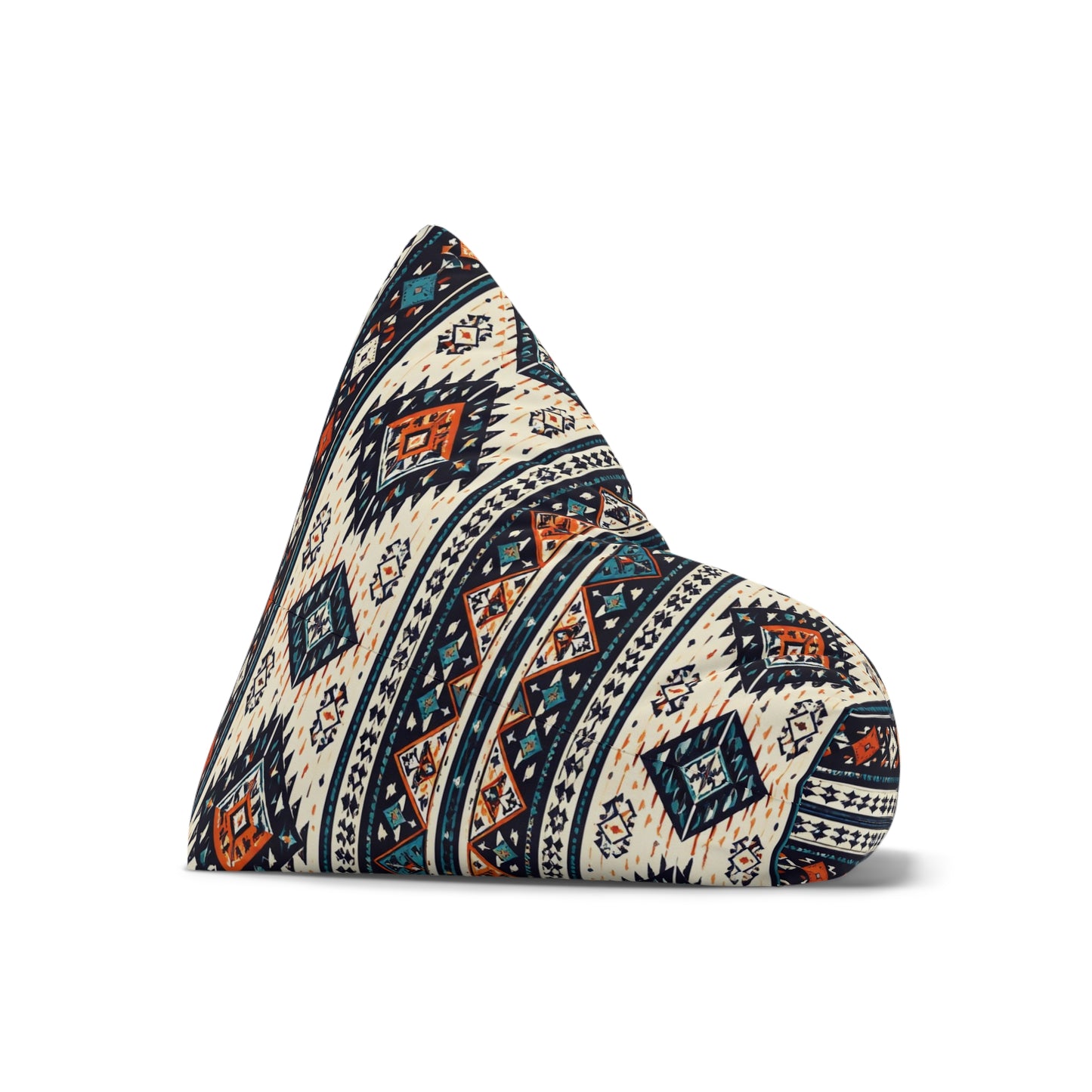 Southwestern Aztec Pattern Bean Bag Chair Cover | Tribal Geometric Boho