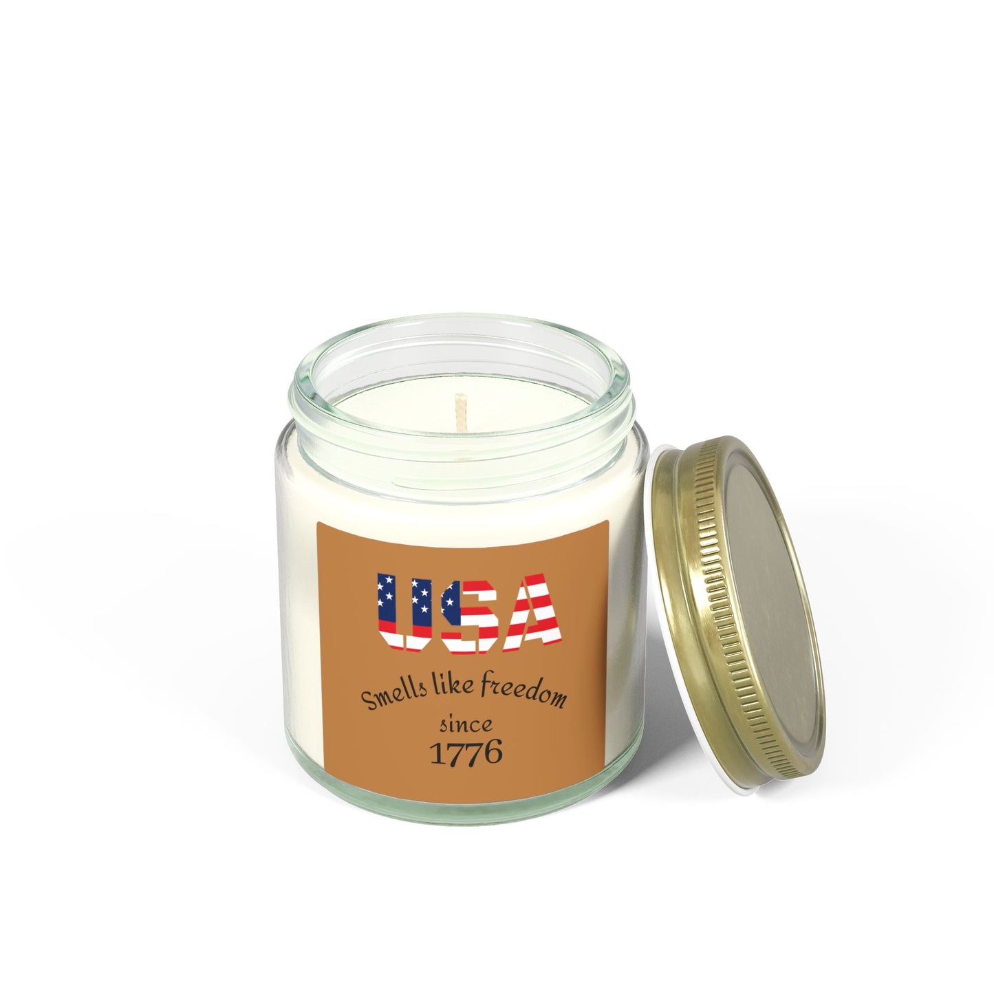 USA Freedom Scented Candles - Smells Like Freedom Since 1776, Home Decor, Patriotic Gifts, Independence Day, Relaxation, Eco-Friendly [...]