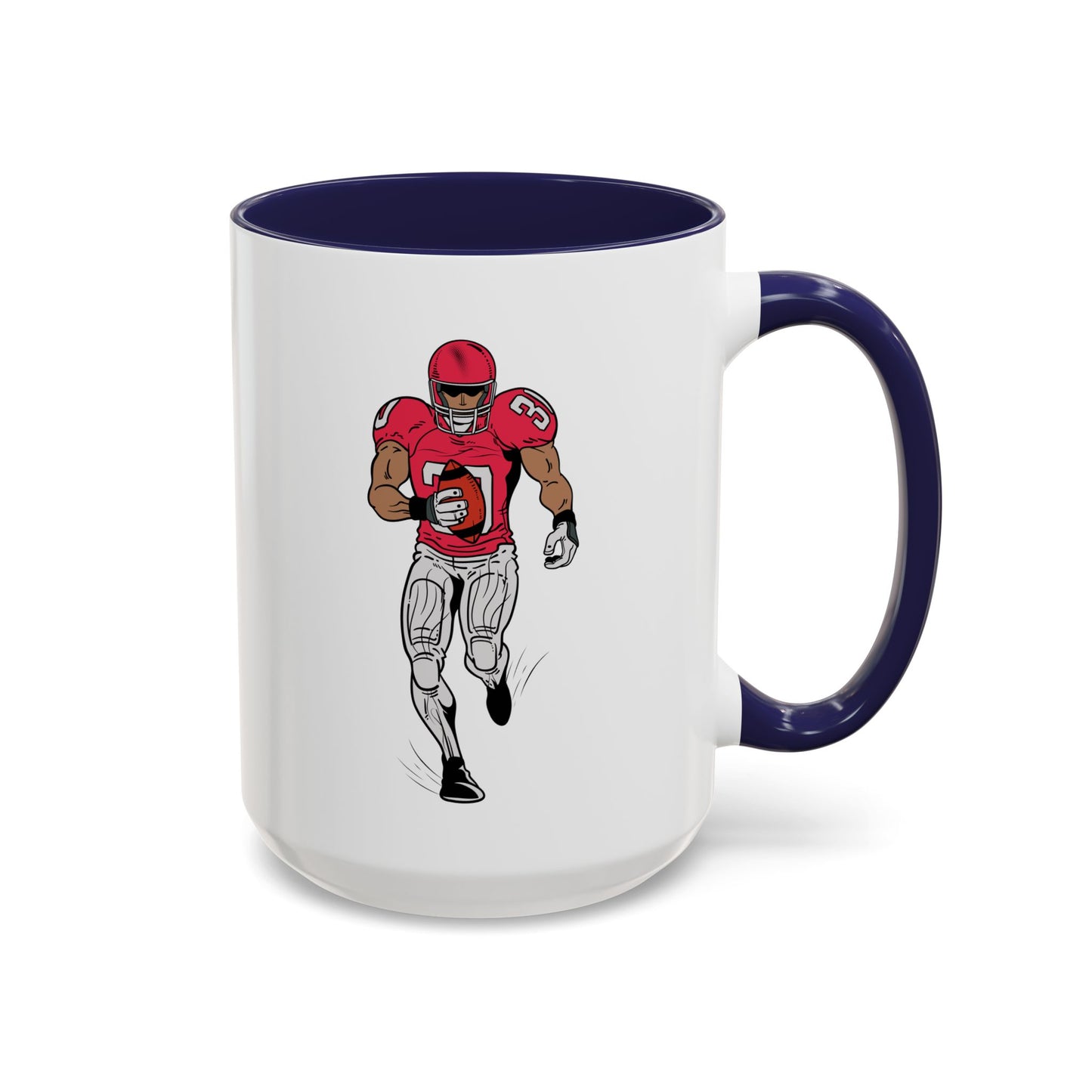 Football Player Coffee Mug, Sports Fan Gift, Motivational Coffee Cup, Game Day Mug, Unique Sports Merchandise