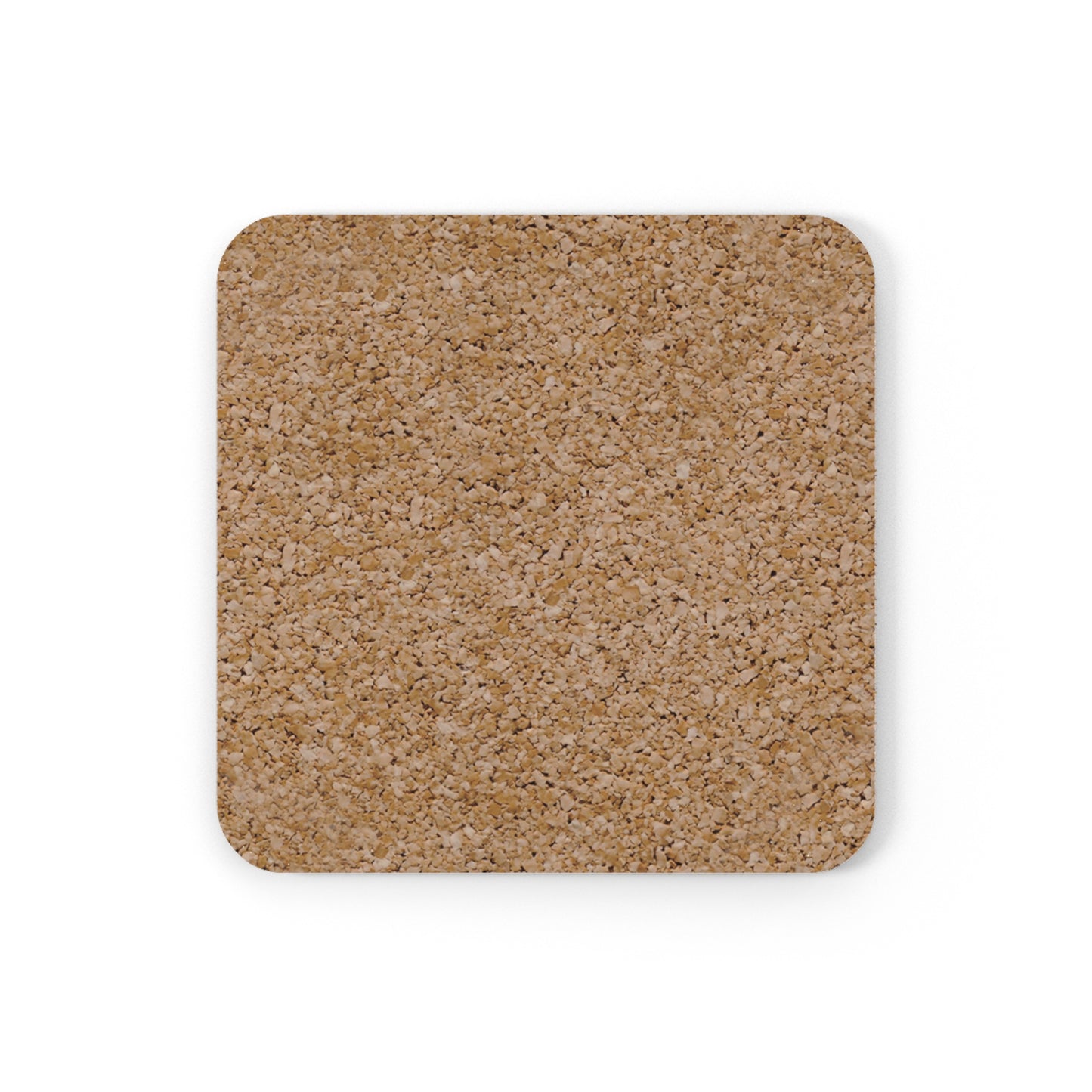 Camo Round Cork-Back Coaster — Military Green Camouflage Drink Mat