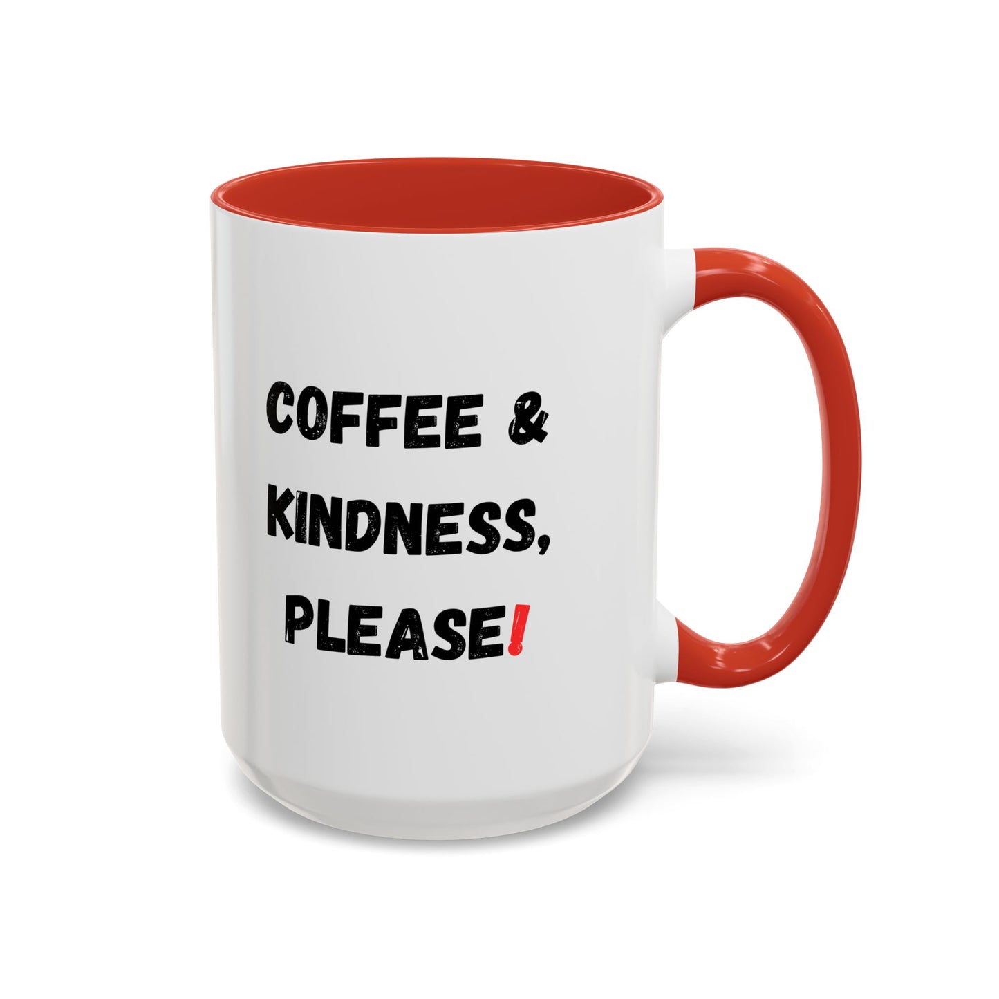 Coffee & Kindness Mug - Inspirational Coffee Cup, Gift for Friends, Office Decor, Encouragement, Morning Motivation