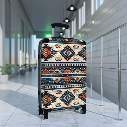 Aztec Travel Suitcase – Southwestern Pattern Carry-On Luggage